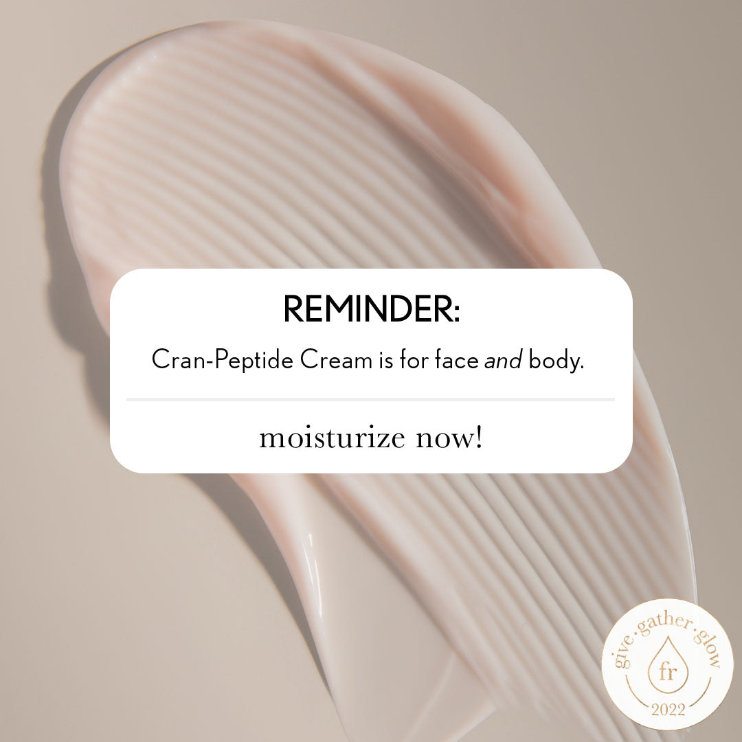 Cran-Peptide Cream Reminder
