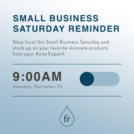 Small Business Saturday Reminder!