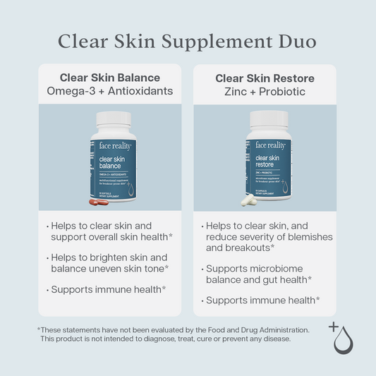 Clear Skin Supplement Duo Product Info